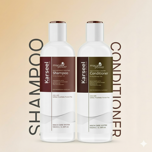 Karseell Hair Repair Set: Shampoo & Conditioner with Maca Care System 100 ml (Pack of 2)